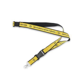 Borussia Dortmund BVB Schlüsselband Schwarz-Gelb 61,3 cm mit Logo